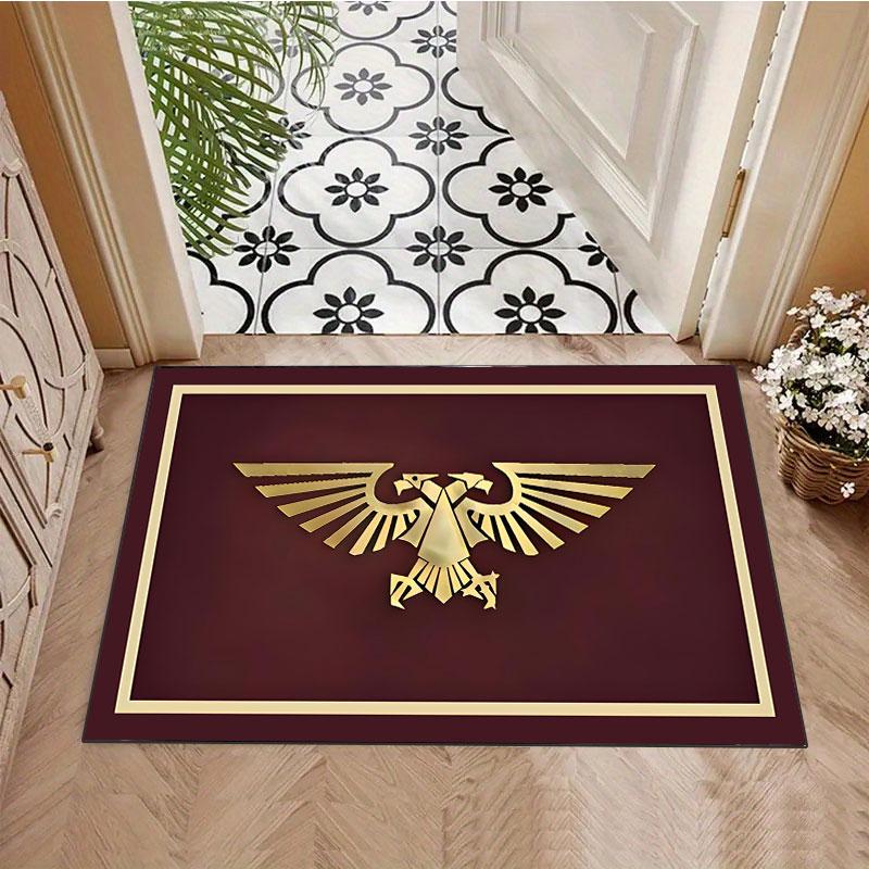 Imperial Fortress World Double-Headed Eagle Carpet, suitable for living room, bedroom, game room, computer room and home décor.