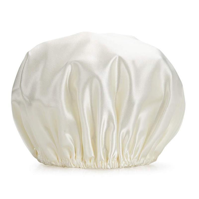 Reusable Shower Cap Daily Use Night Sleep Bath Women’s Hair Care Accessories Double Layer Bath Shower Hair Cover