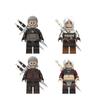 Witcher Geralt & Ciri Monster Hunter Building Blocks Educational Toy for Children