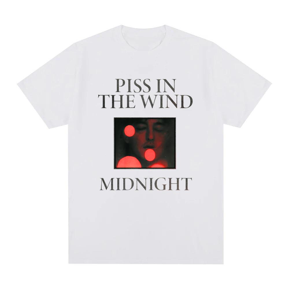 JOJI T-Shirt New Album Piss in The Wind-MIDNIGHT Tee 100% Cotton T Shirt Summer Comfortable Tops XS белый