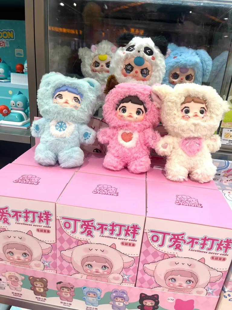 På Lager Nommi Ekte 17cm Nommi Søthet Tar Aldri Slutt Søt Serie Plysj Blindboksfigur Tide Leke Dukke Ornament Kvinnegave