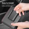 PU Leather Press Down Car Trash Can Hanging Storage Box For Seat Back Door Universal Vehicle Garbage Bin Auto Interior