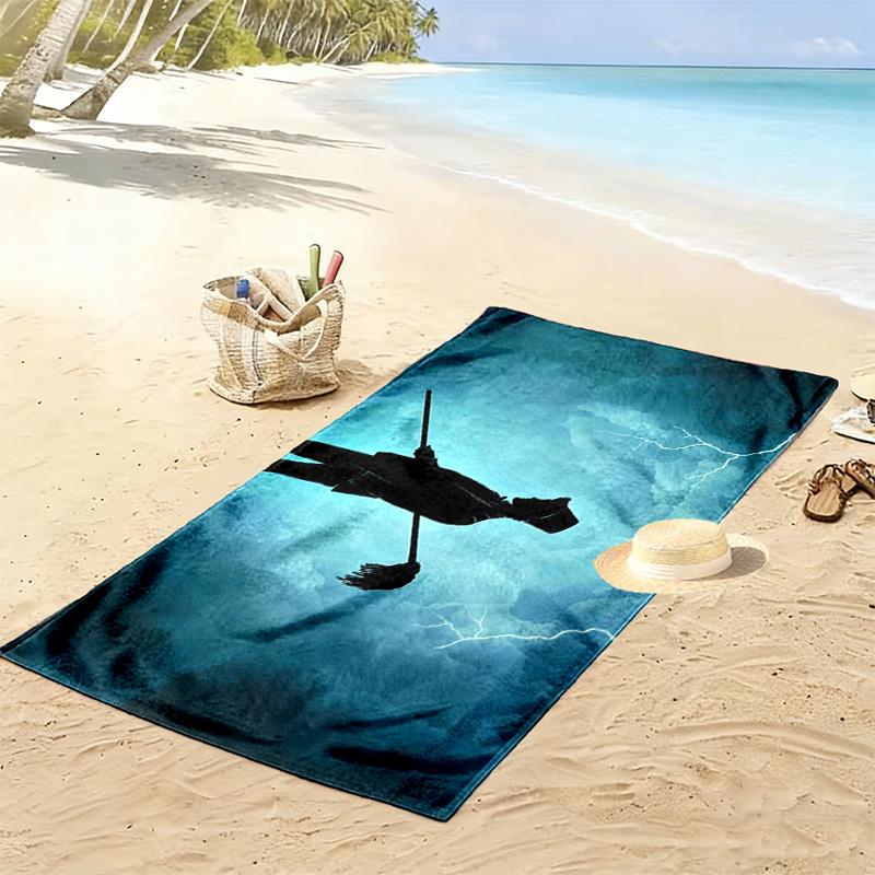 Doctor Who Print Beach Towel, Large Soft Quick Dry Towel for Beach Camping Swimming