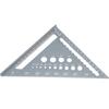 Fonney Large Triangle Ruler, Woodworking Triangle Ruler, Aluminum Alloy Precision Triangle Ruler, Wear-Resistant Triangle Ruler for Hobbies, Thick Tri