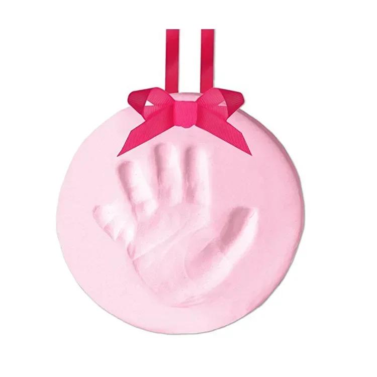 Newborn Baby Hand Foot Print DIY Photo Frame With Mold Clay Imprint Kit Non-toxic Baby Souvenirs Milestone Decor Gifts