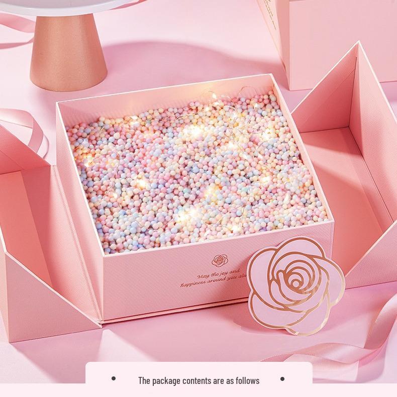 Elegant Pink Gift Box for Women - Ideal for Birthdays, Lipstick, Perfume & High-End Surprises