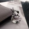 Creative Couple Jewelry Animal and Rabbit Female Ring