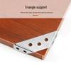 Thickened 90-Degree Three-Sided Angle Iron Connector Bracket