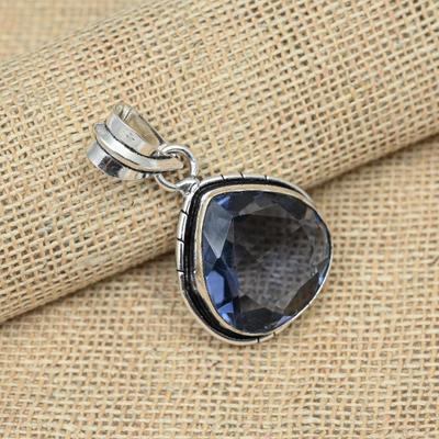 Tanzanite Gemstone 925 Solid Sterling Silver Handmade Dainty Jewelry Pendant