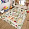 Floor Mat Crawling Traffic Game Mat Soft Toddler Crawling Road Carpet Road Traffic Route Mat  Baby