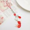 Lovely Lucky Koi Mobile Phone Pendant Chain Sweet Keychain Women Bags Accessories Gift