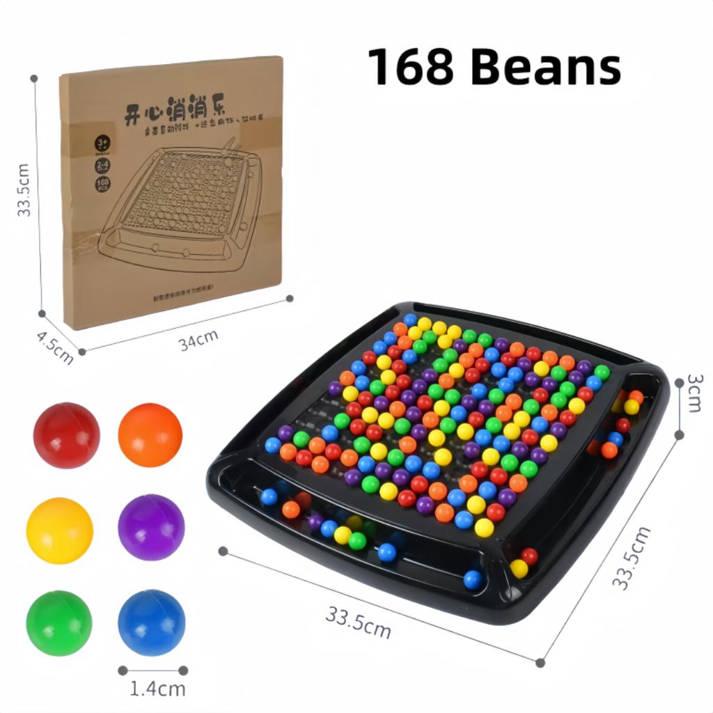 Rainbow Ball Elimination Board Game Kids Educational Toys Parent-Child Interactive Tabletop Puzzle Family Fun Brain Party Games