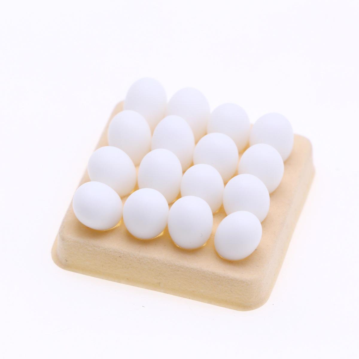 Miniature Egg Tray Dollhouse Kitchen Play Food Prop Accessories