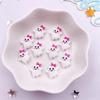 30pcs Resin Mini Colorful Painted Cartoon Ghosts Bat Pumpkin Spider Bat Candle Figurines Flat Back Nail Art DIY Scrapbook M437 H