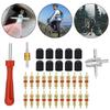 Car Slotted Handle Tire Valve Stem Core Remover Screwdriver Bicycle Car Repair Tools Kit Car Accessories