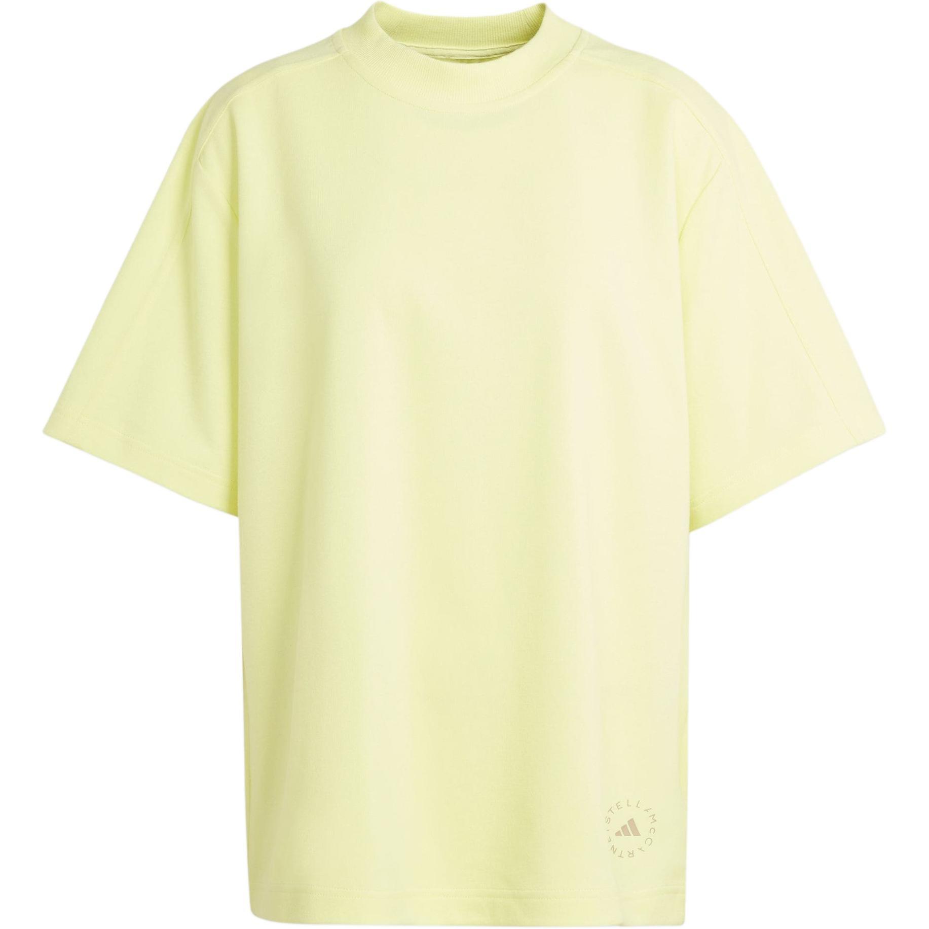 (WMNS) adidas by Stella McCartney Logo T-shirt Asia Sizing Yellow Women s IT8288 S