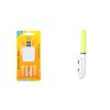 Night Fishing Electric Floats Light Luminous Rechargeable CR425 3.7V Battery USB Charger Set Buoy Tools Bobber Pesca Tackle