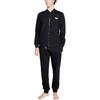 Emporio Armani FW24 Logo Letter Print Zip Casual Sports Suit Unisex Suit Black 112115-4F571-00020