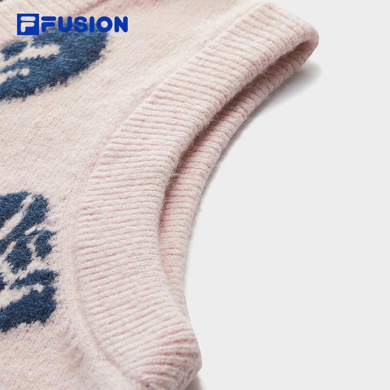 FILA FUSION Unisex Autumn 2025 Loose Knit Sweater Vest