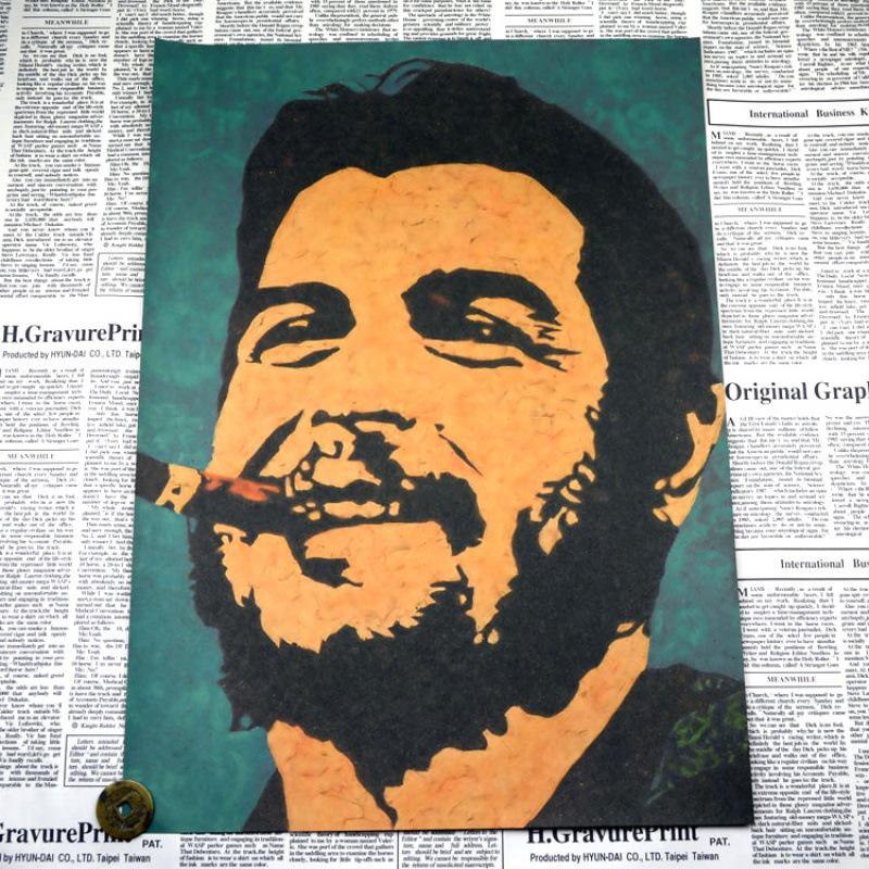 Che Guevara Red Revolution Retro Poster - Inspirational Kraft Paper Canvas for Bar Cafe Decor