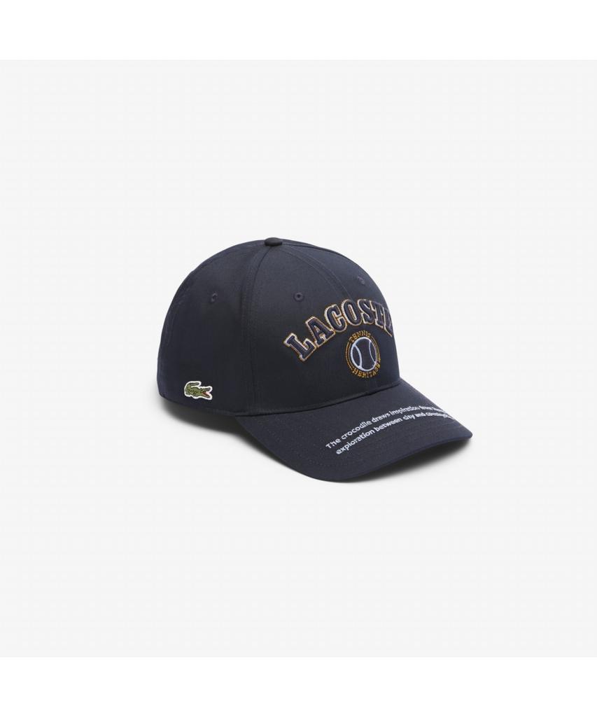 LACOSTE Unisex Tennis Graphic Ball Cap Rk6044-55N Hde