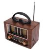 Retro Bluetooth Speaker Radio Portable Vintage AM FM SW Radio with Telescopic Antennae for Home Car Travel Camping