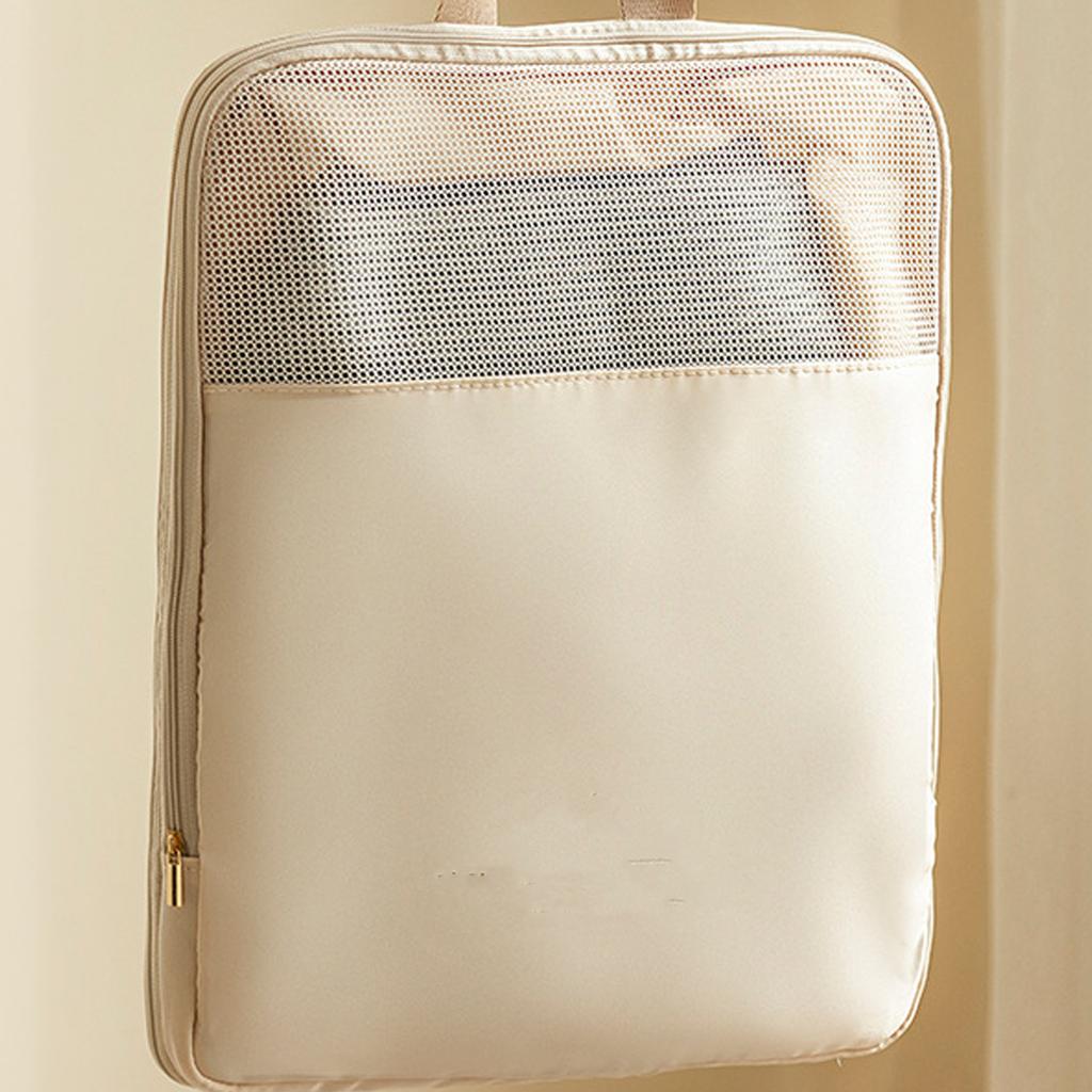 Vacuum Storage Bags for Clothes Bedding Space Saving Designs Sturdy Reusable Sateen Fabric Travel Home Organizing