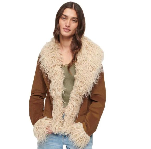 

Superdry Crop Quilt Lined Afghan куртка M