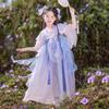 2025 Summer Girls' Ancient Style Hanfu Dress - Princess Fairy Tang Suit for Spring and Autumn