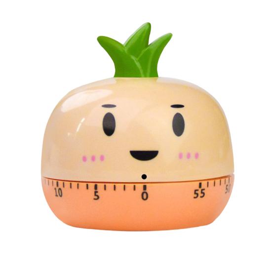 Minuteur de cuisine mécanique réglable 0-60 minutes Animal de dessin animé à remonter Compte à rebours manuel Alarme sonore Rappel Pas de piles nécessaires Minuteur coloré pour