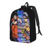 DBZ Super Saiyan Fashion Backpack Outdoor High School Business  Daypack for Men Women College Canvas Bags