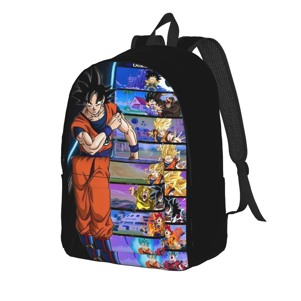 DBZ Super Saiyan Fashion Backpack Outdoor High School Business  Daypack for Men Women College Canvas Bags