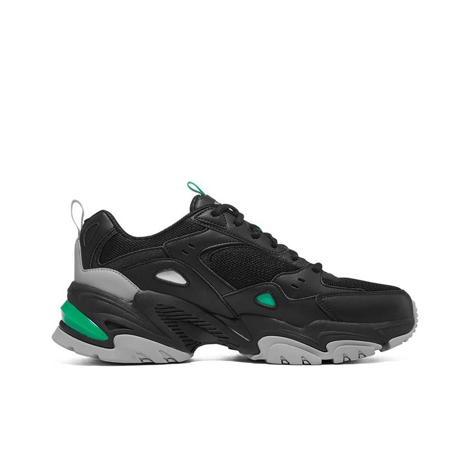 Skechers Stamina V2 Mesh Mecha Shoes Low Top Dad Shoes Men sneaker Black Green Gray 237209-BKCC