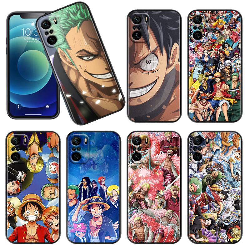 

Anime O-Ones Pieces Phone Case For Xiaomi Redmi Note 12 11E 11S 11 11T 10 10S 9 9T 9S 8T Pro Plus 5G Black Cover