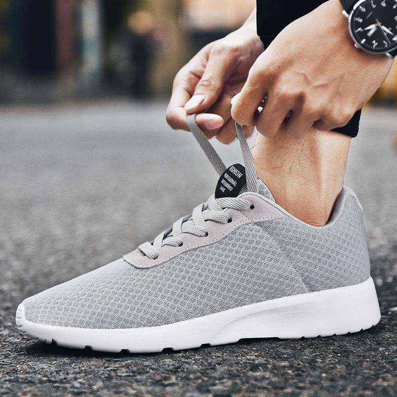 Men's Mesh Casual Running Shoes - Spring & Autumn Style, Low-Top, Plus Size Available