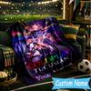 Custom Personalized Blanket Cold-play Music Soft Throw Blanket, Suitable for Family and Friends, Sofa Blanket,Home Decor Christmas gift