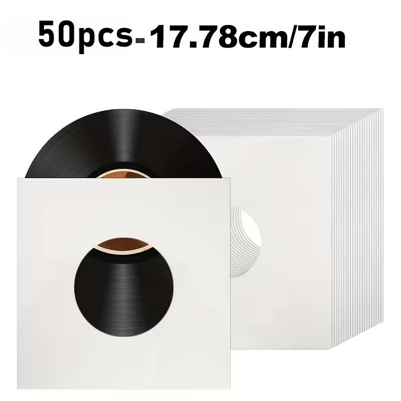 50/100pcs 7 Inch Vinyl Record Sleeves Paper Record Covers for Album Jacket Covers Collection Storage Dust and Scratch Protection