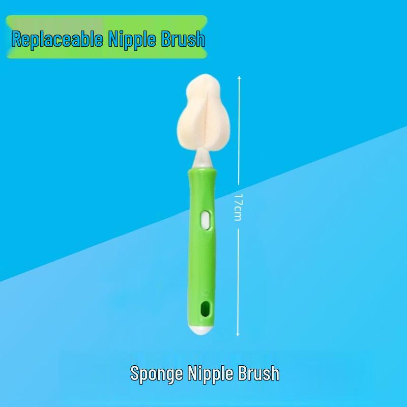 Sponge Baby Bottle & Nipple Cleaning Brush