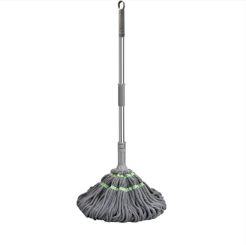 Ainovann Self-Wringing Rotating Mop - Effortless One-Wipe Clean with Automatic Dehydration for Easy Floor Care