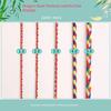 Thread DIY Woven Red Carrying Strap Dragon Boat Festival Five-Color Rope Bracelet Braid Rope Necklace Diamond Beaded Thread Five-Color Thread
