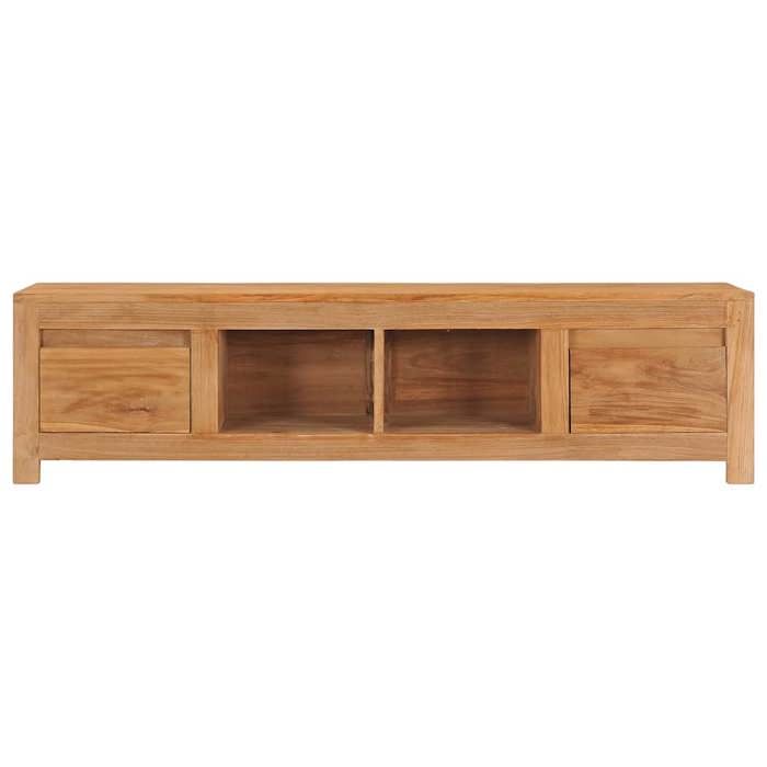 VidaXL Meuble TV 135x30x35 cm Bois de teck massif