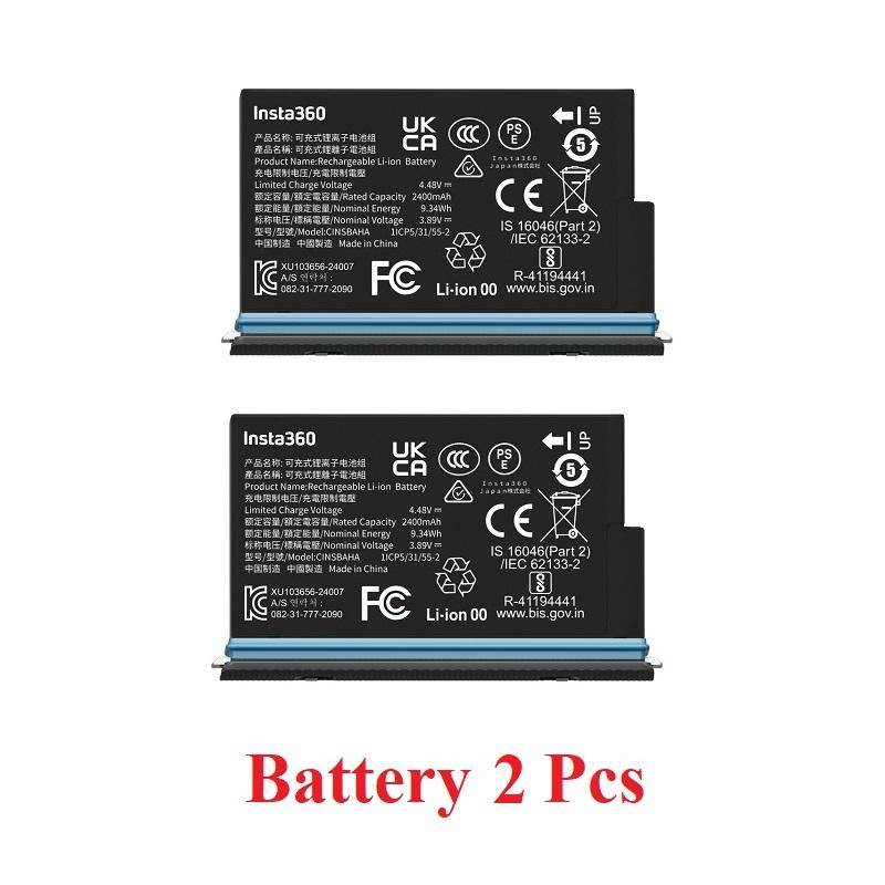 Insta360 X5 Orijinal 2400mAh Pil Yardımcı Hızlı Şarj Kılıfı Insta 360 X5 Kamera İçin Orijinal Aksesuarlar