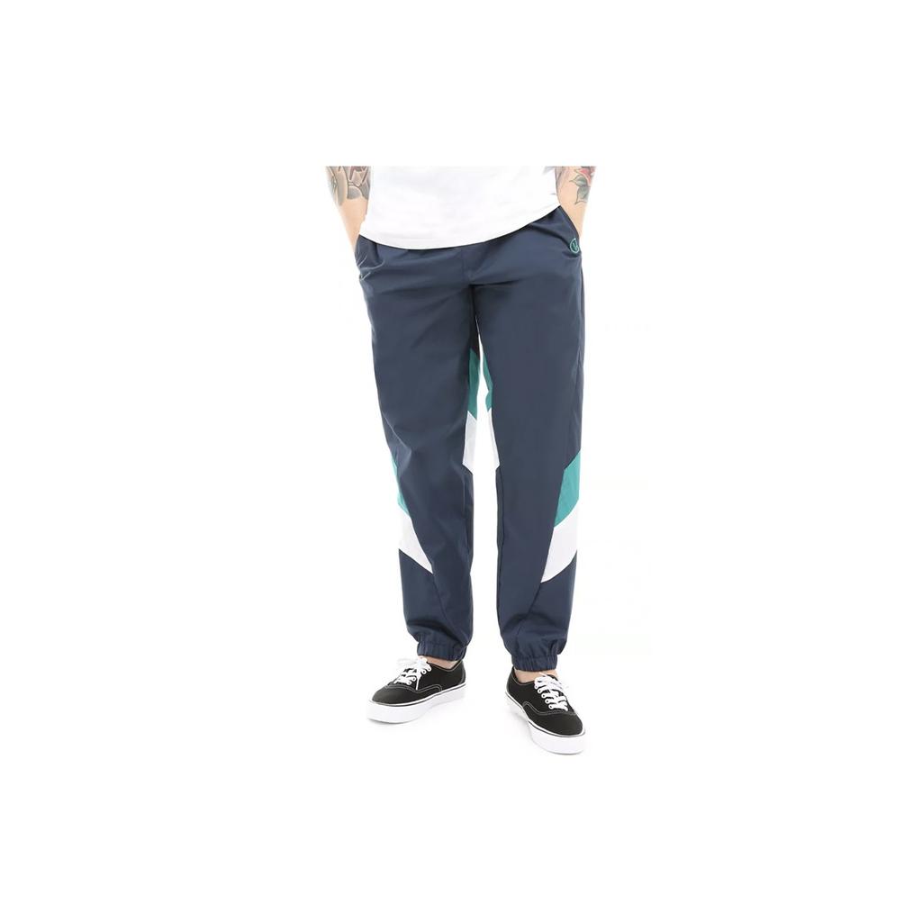 Vans Eastside Casual Color-Block Woven Tapered Joggers Men Joggers Blue VN0A3W4QLKZ