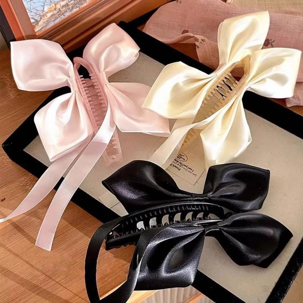 Wide Side Korean Hair Claw Large Size Ponytail Clip Versatile Banana Clip Ballet Style