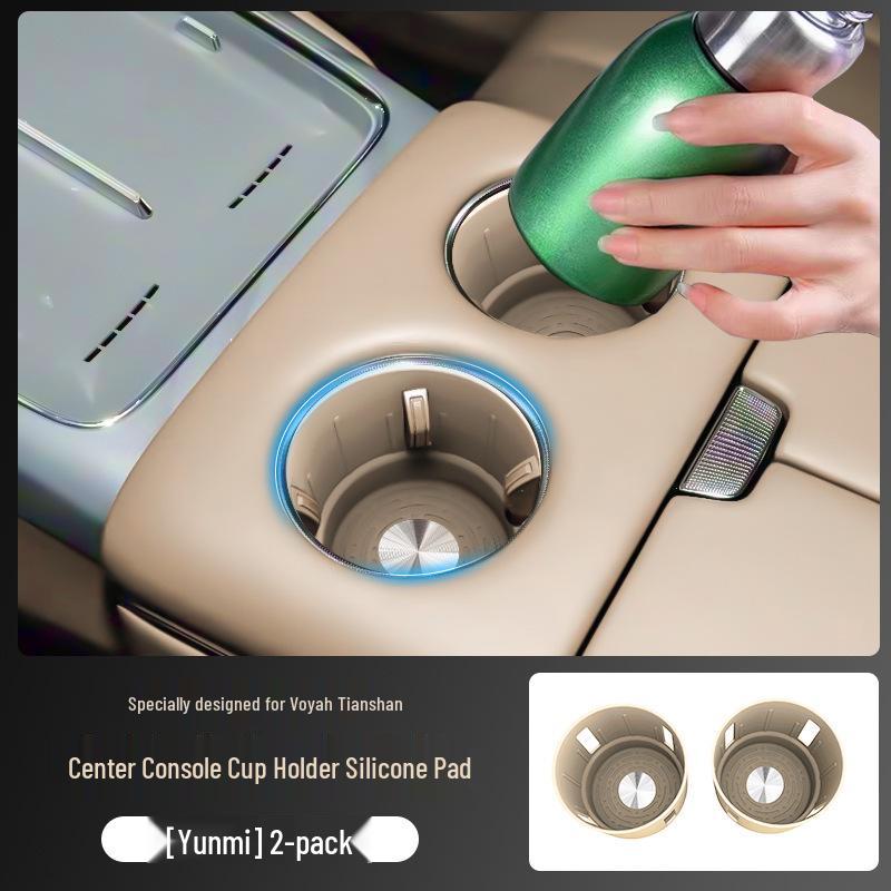 Silicone Cup Holder for 26 Voyah Taishan Models - Customized Accessory