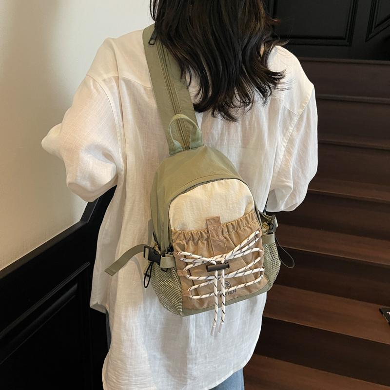 Zewnętrzny Lekki Plecak Damski Mały Plecak Wielofunkcyjna Torba na Klatkę Piersiową Torba Podróżna Sportowa