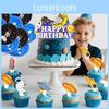 Explorer Space Cake Decorations Rocket Inserts Celebration Event Party Supplies
