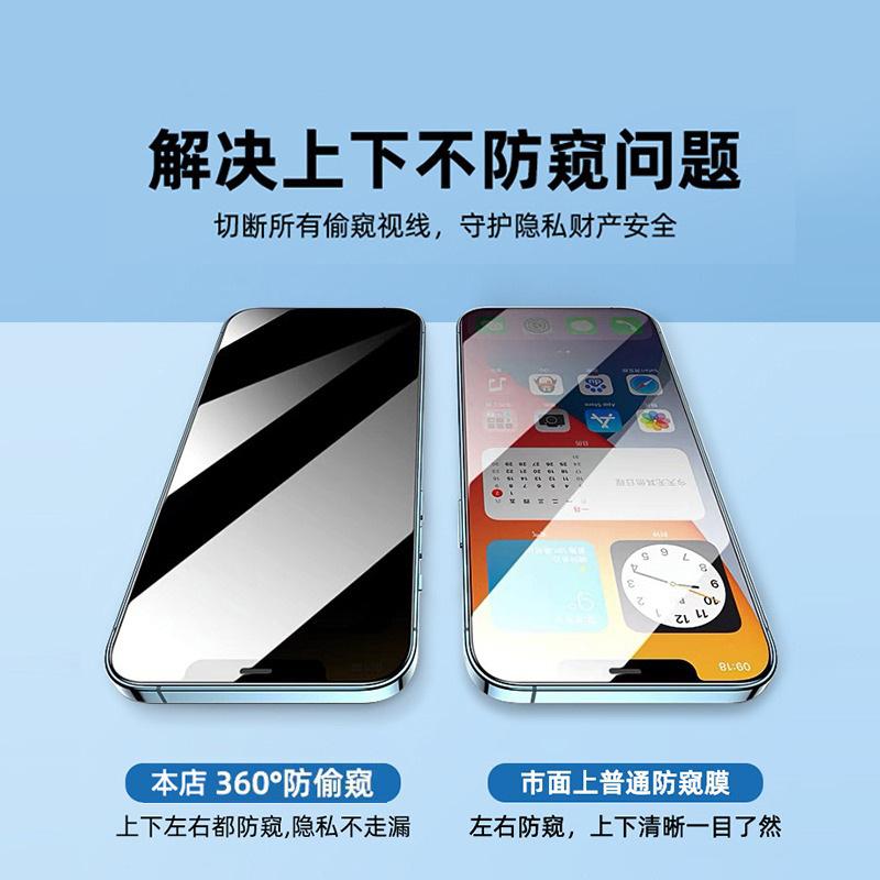 Applicable to Apple 11promax tempered film 111 degrees anti-peeping iphone11/11 full screen high definition 11pro/11