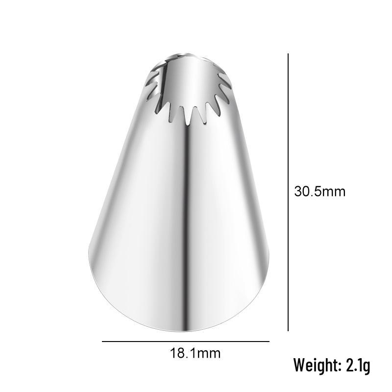 Stainless Steel Piping Tips Set - 48 Styles for Cake Decorating