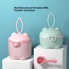 Cartoon Portable Milk Powder Container With Spoon Baby Milk Powder Storage Box Baby Feeding Travel Container